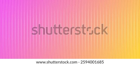 Acrylic glass, colorful gradient behind ribbed plastic texture