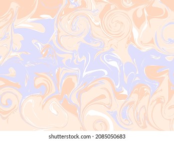 Acrylic marbled effect vector pattern. Acrylic  pink, blue paint splash vector  pattern.  