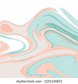 Acrylic paint pour background vector