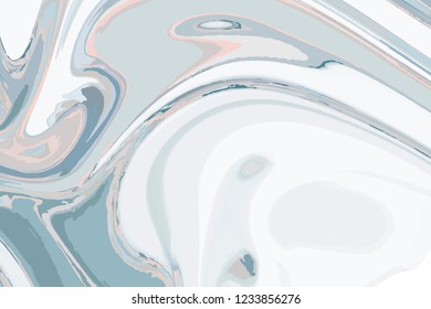 Acrylic paint pour background vector
