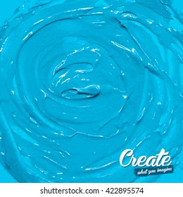 Acrylic paint texture. Hand drawn illustration.
