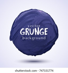 Acrylic paint vector texture. Painted grunge background.  Colorful trendy design element. 