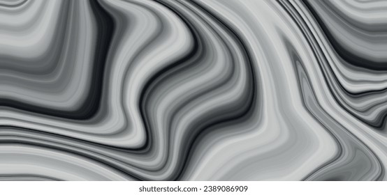 Acrylic pour gray color liquid fluid marble abstract surfaces design. Luxurious marble pattern texture natural background.