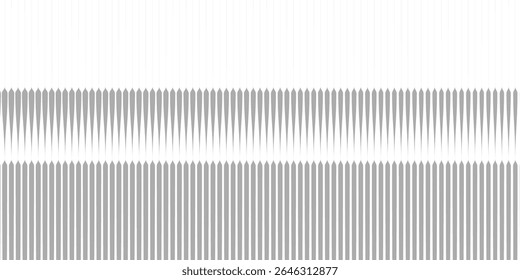 Acrylic satin corrugated glass texture light gray background. Blurred soft ribbed transparent striped door window overlay. Metal silver reeded polycarbonate sheet.