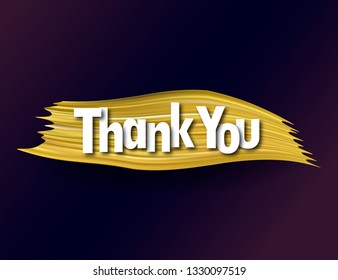 Acrylic strokes. Bright modern design. Welcome. Thank. Congratulations. Gold. Hey. Brush effect.