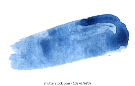 Acrylic watercolor brush stroke. Vector texture background