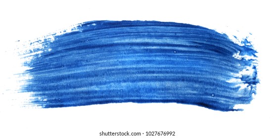 Acrylic watercolor brush stroke. Vector texture background