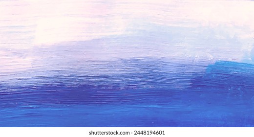 Acrylic or watercolor texture background horizontal , brush strokes white and violet purple colors.