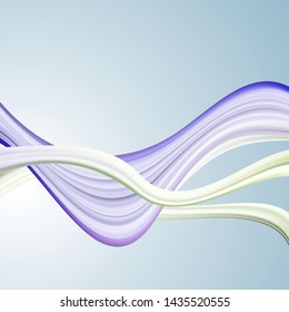 
Acrylic wave. Wave background acrylic paint. Abstract vector background