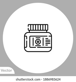 Acrylics icon sign vector,Symbol, logo illustration for web and mobile