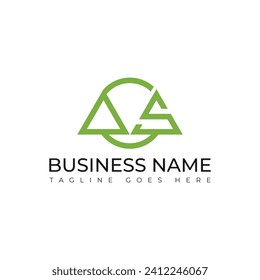 ACS Letter Initial Logo Design Vector Illustration. ACS letter logo design. ACS creative initials vector letter logo concept. ACS letter initial vector design.