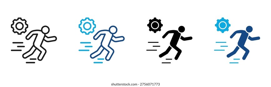 Act icon Multi Style Vector Illustration