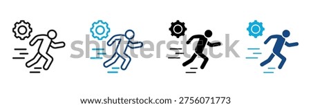 Act icon Multi Style Vector Illustration