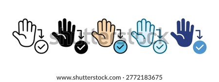 Act Icon Set Multiple Style Collection