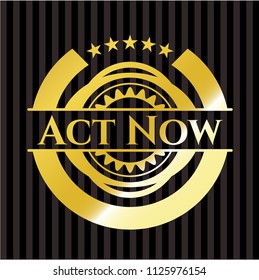 Act Now gold badge