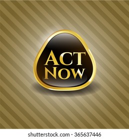 Act Now gold badge