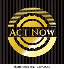 Act Now gold badge