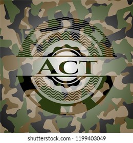 Act on camo pattern