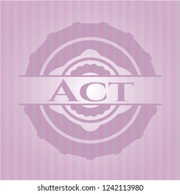 Act pink emblem