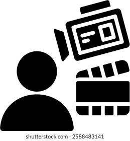 Acting Icon Element For Design