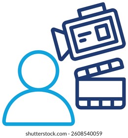 Acting Icon Element For Design