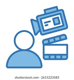 Acting Icon Element For Design