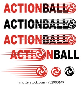 action ball red
