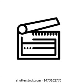 Action, Board, Clapboard, Clapper, Clapperboard  Blue and Red Download and Buy Now web Widget Card Template