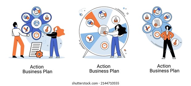 Plan de actividades, estrategias de desarrollo, previsión de riesgos de mercado. Secreto de éxito de la empresa, negocio de crecimiento de ideas, lograr metáfora objetivo, producción de estudio y mercado de ventas. Planificación biz estratégica