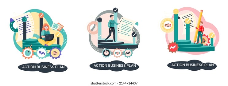 Plan de actividades, estrategias de desarrollo, previsión de riesgos de mercado. Secreto de éxito de la empresa, negocio de crecimiento de ideas, lograr metáfora objetivo, producción de estudio y mercado de ventas. Planificación biz estratégica
