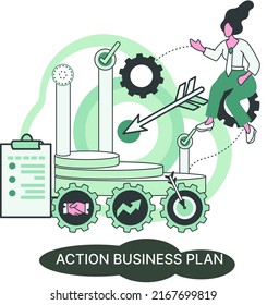 Plan de actividades, estrategias de desarrollo, previsión de riesgos de mercado. Secreto de éxito de la empresa, negocio de crecimiento de ideas, lograr metáfora objetivo, producción de estudio y mercado de ventas. Planificación biz estratégica