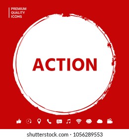 Action button symbol