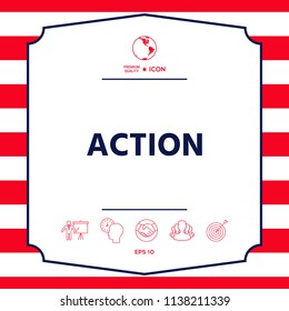 Action button symbol