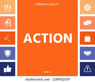 Action button symbol