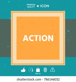Action button symbol
