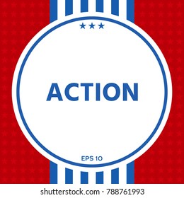 Action button symbol