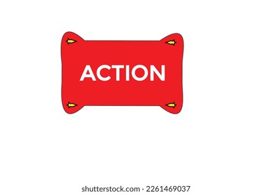 action button vectors.sign label speech bubble action
