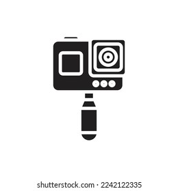 Action Cam Filled Icon Vektor 