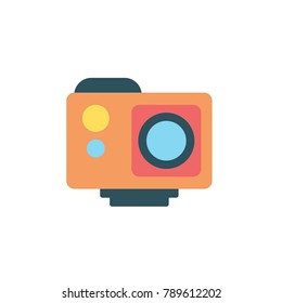 Action Cam Icon Flat