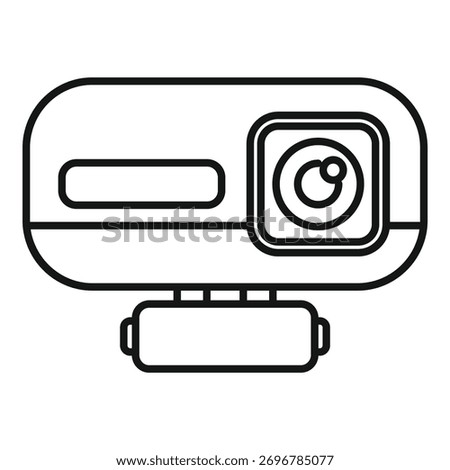 Action camera capturing breathtaking moments in outdoor adventures