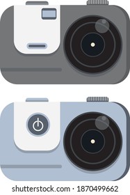 Action camera. Camera for capturing dynamic and underwater scenes.