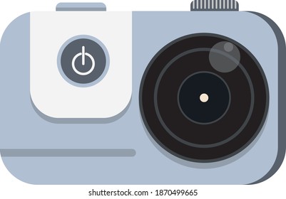 Action camera. Camera for capturing dynamic and underwater scenes.