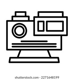 Action Camera Icon Design For Personal And Commercial Use