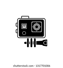 action camera icon. Element of photo camera icon for mobile concept and web apps. Detailed action camera icon can be used for web and mobile