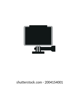 action camera icon on white background