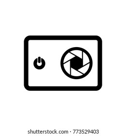 Action camera icon , sign design