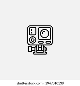 Action camera icon sign vector,Symbol, logo illustration for web and mobile