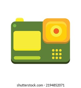 Action camera icon. Subtable to place on cinematography, photography, etc.