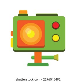 Action camera icon. Subtable to place on cinematography, photography, etc.