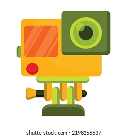Action camera icon. Subtable to place on cinematography, photography, etc.